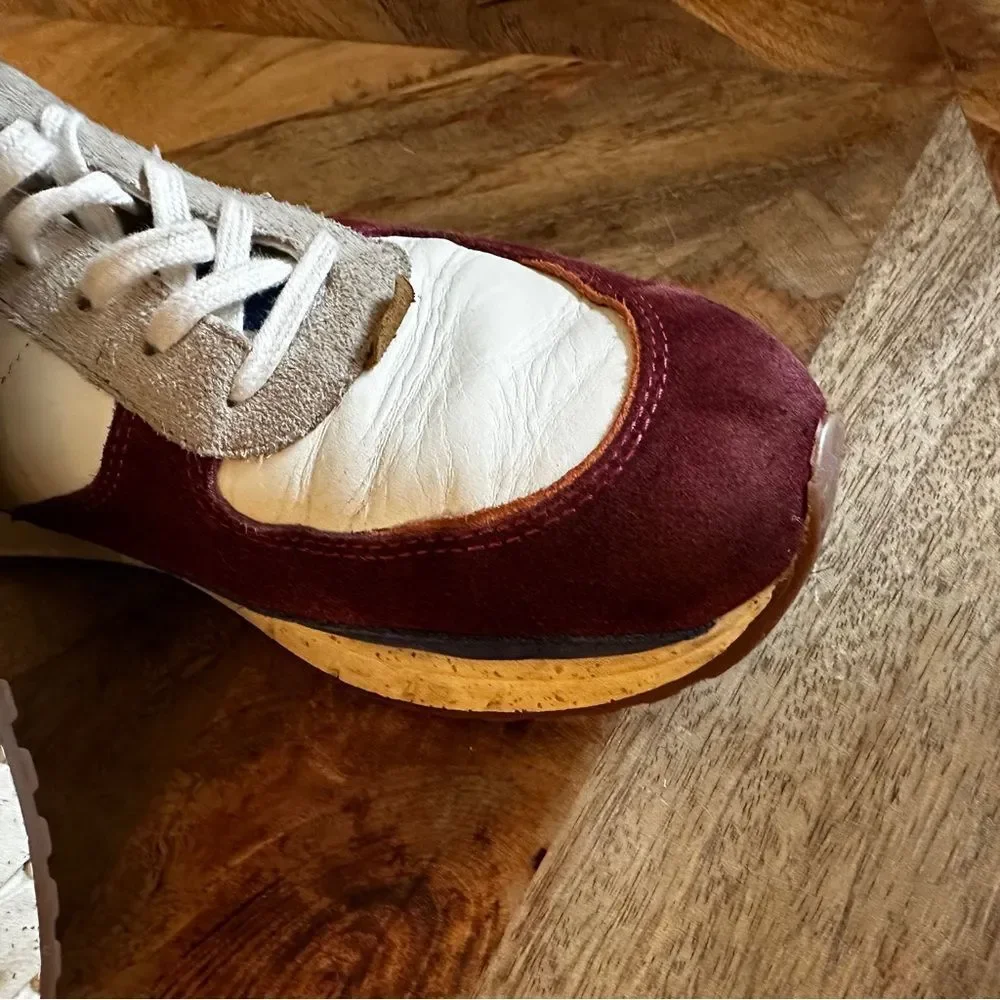 Madewell | 9.5 | MWL Kickoff Trainer Sneaker in Neutral Colorblock Leather